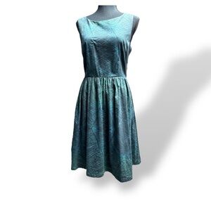 ModCloth Cotton Sleeveless A-line Dress Size Medium